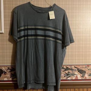 Lucky brand new men’s blue striped short sleeve tee top shirt size XXL
